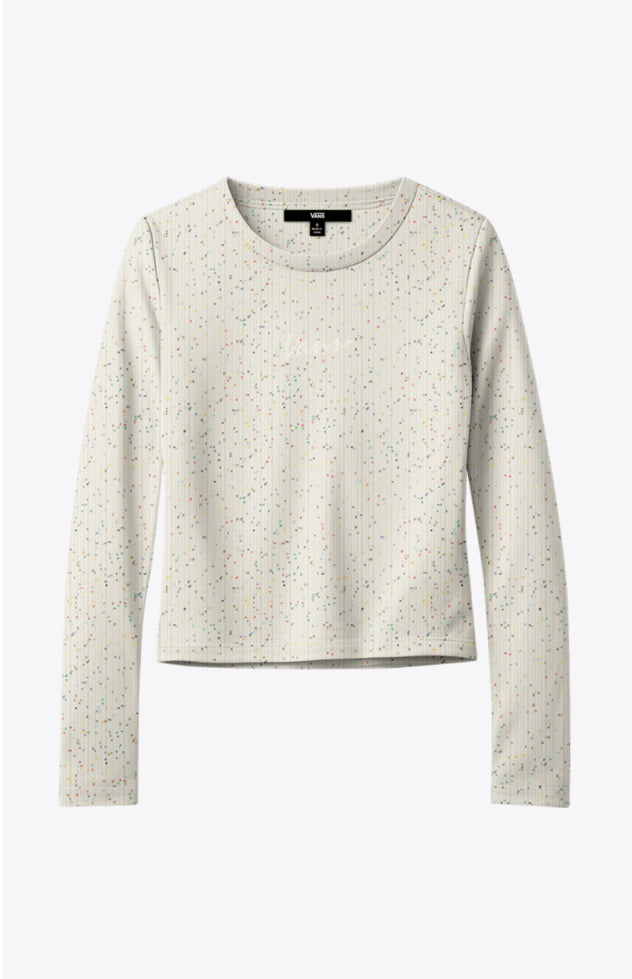 Chandail TERI CONFETTI RIB LONG SLEEVE - Gimauve - 8 à 14 ans