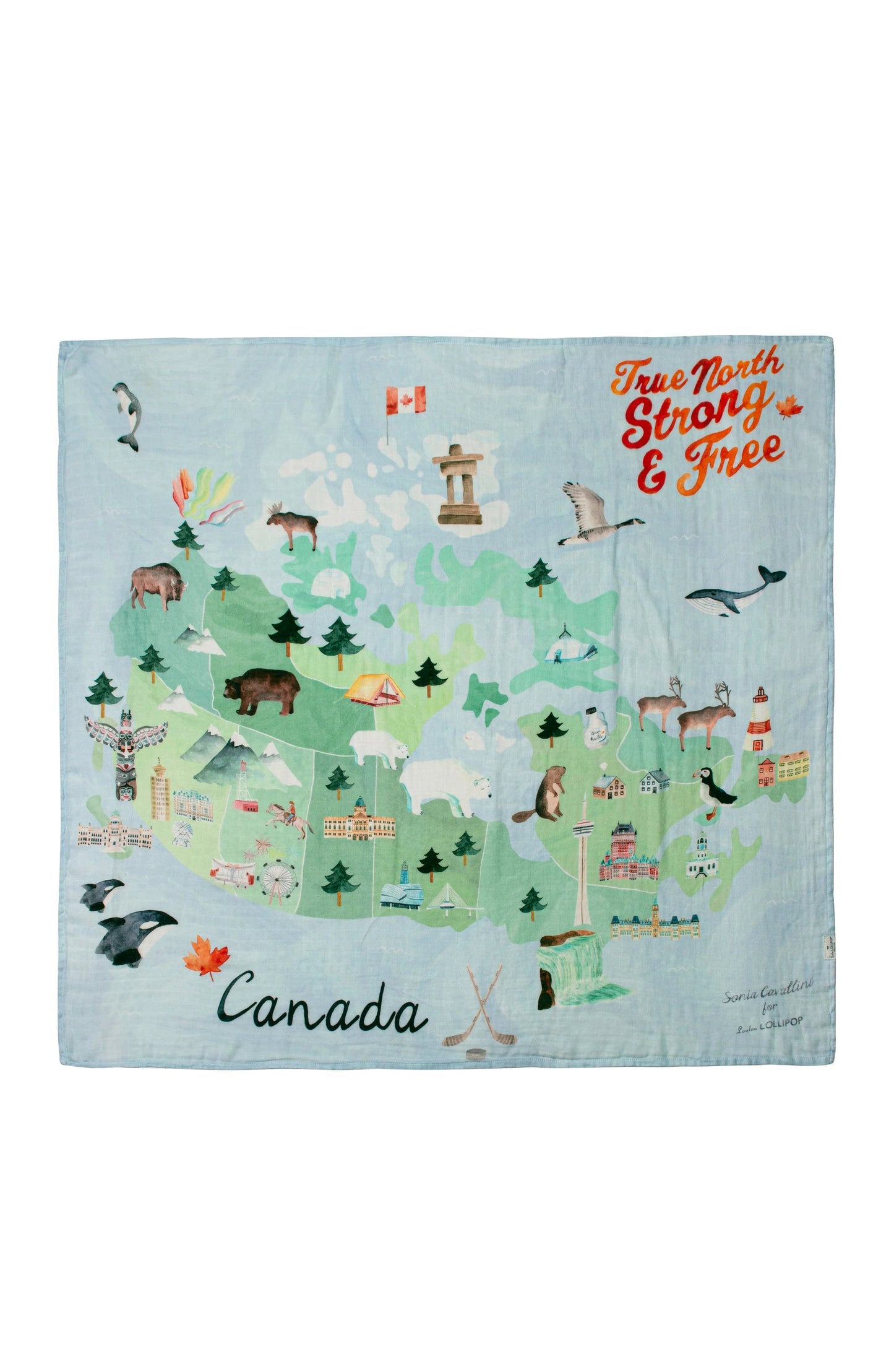 Couverture de mousseline de bambou - Canada