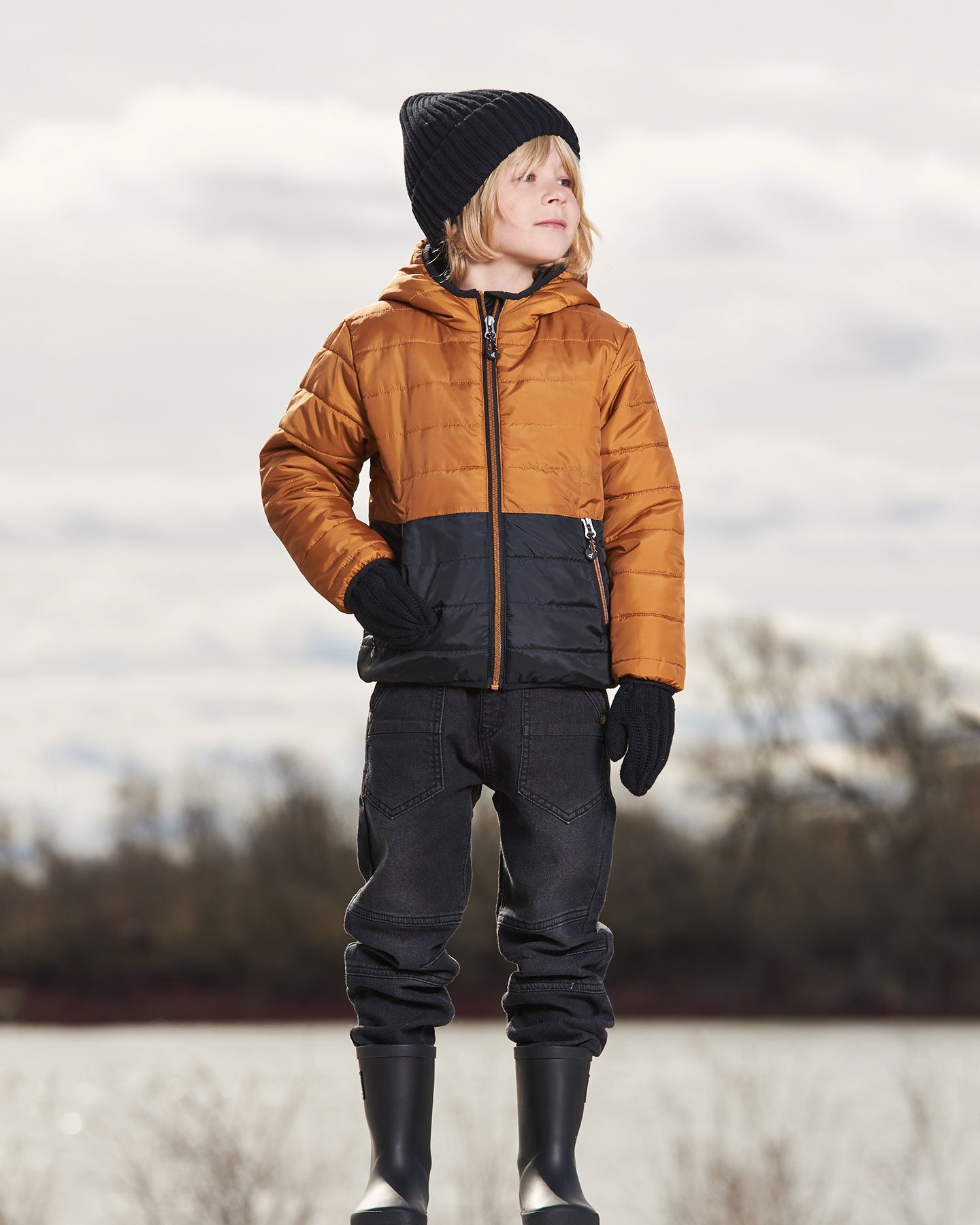 Manteau mi-saison - G30W59-174 - 4 à 8 ans