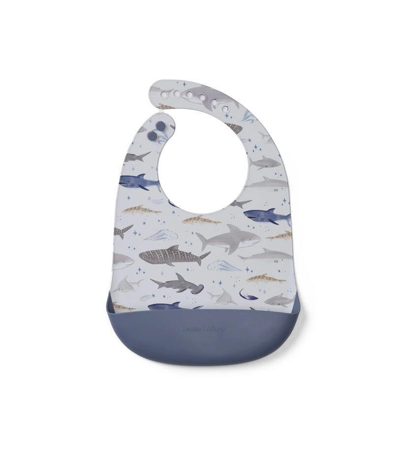 Bavoir en silicone - Requin