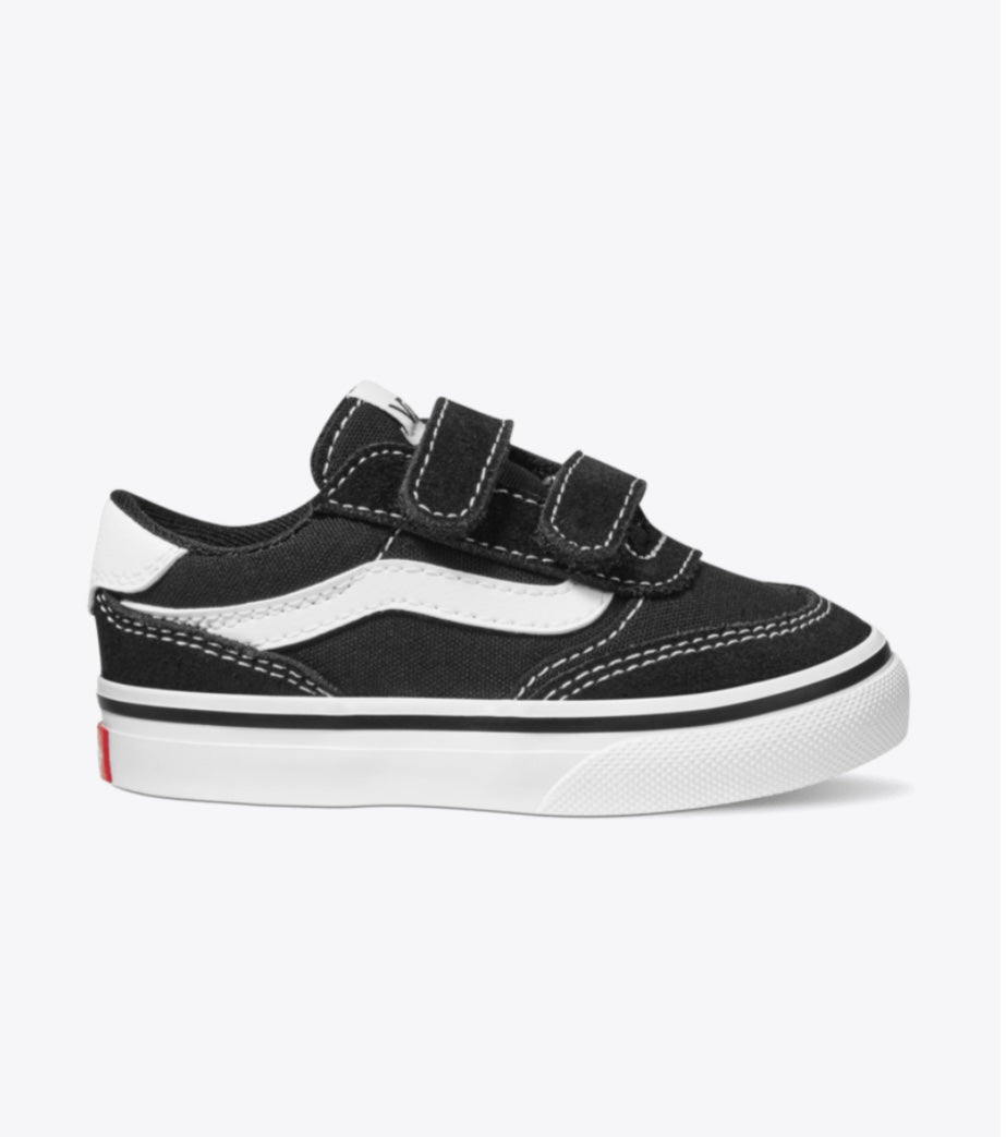 Souliers - Brooklyn Ls en suède - Blanc/Noir - 2E à 10E