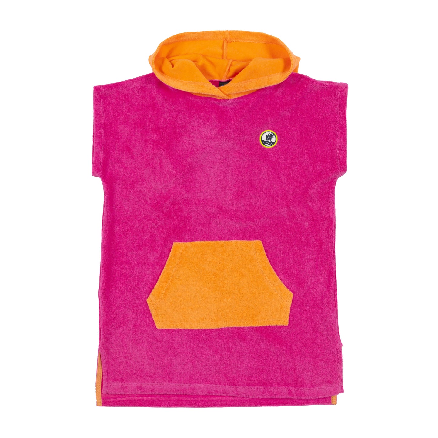 Poncho de plage - Fushia - S24BP600- 12 mois à 14 ans