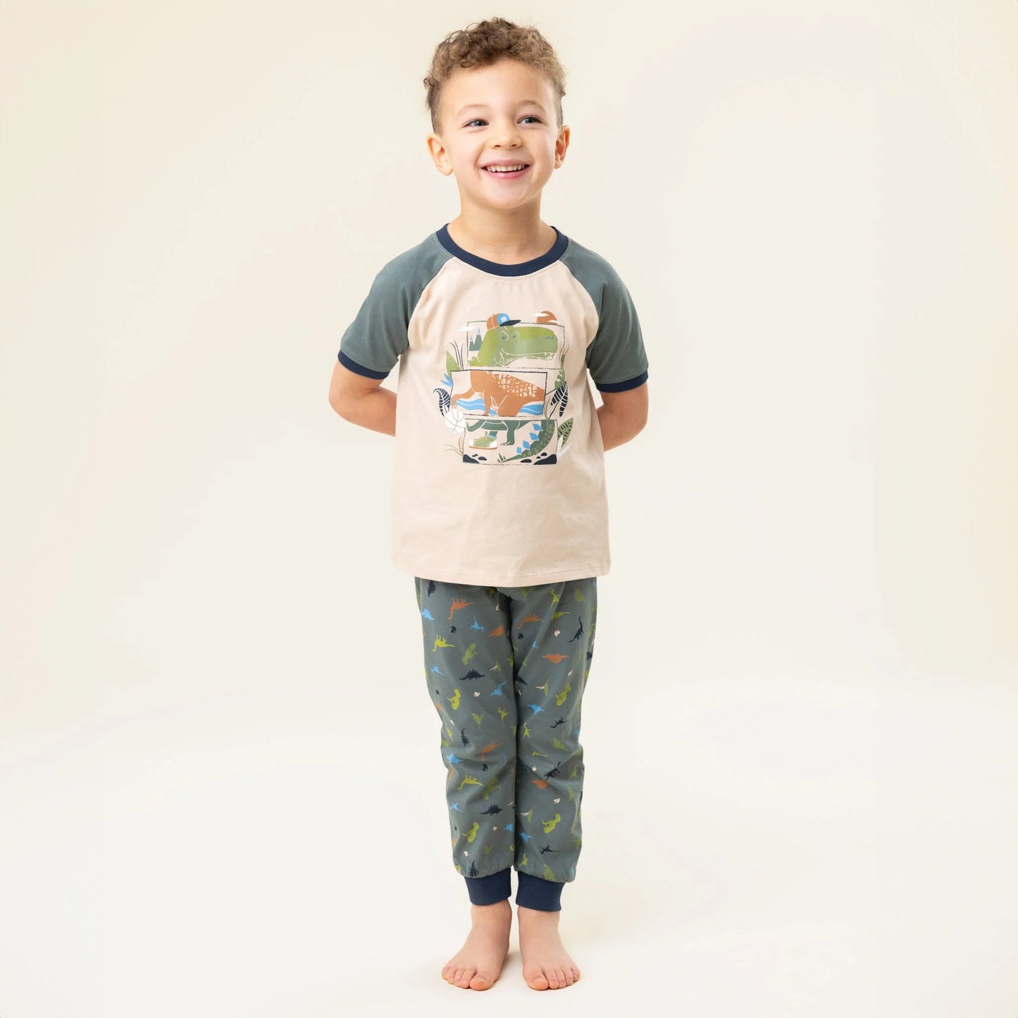 Pyjama 2 pièces - Dinosaures - S25P01 - 12 à 24 mois
