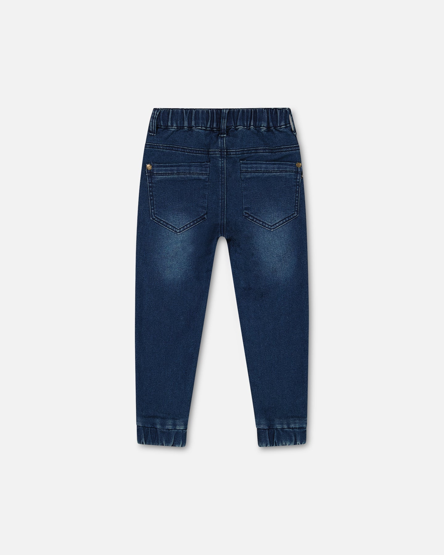 Jogger en denim extensible - Bleu denim- F30YB24-123 - 2 à 12 ans