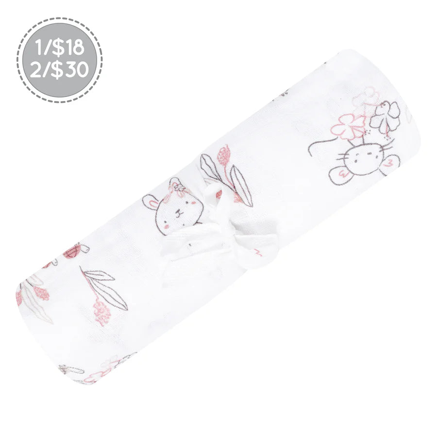 Couverture de mousseline - Lapin