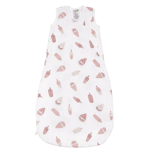 Sac de nuit mousseline de coton - Crème Glacée (0.7 tog)