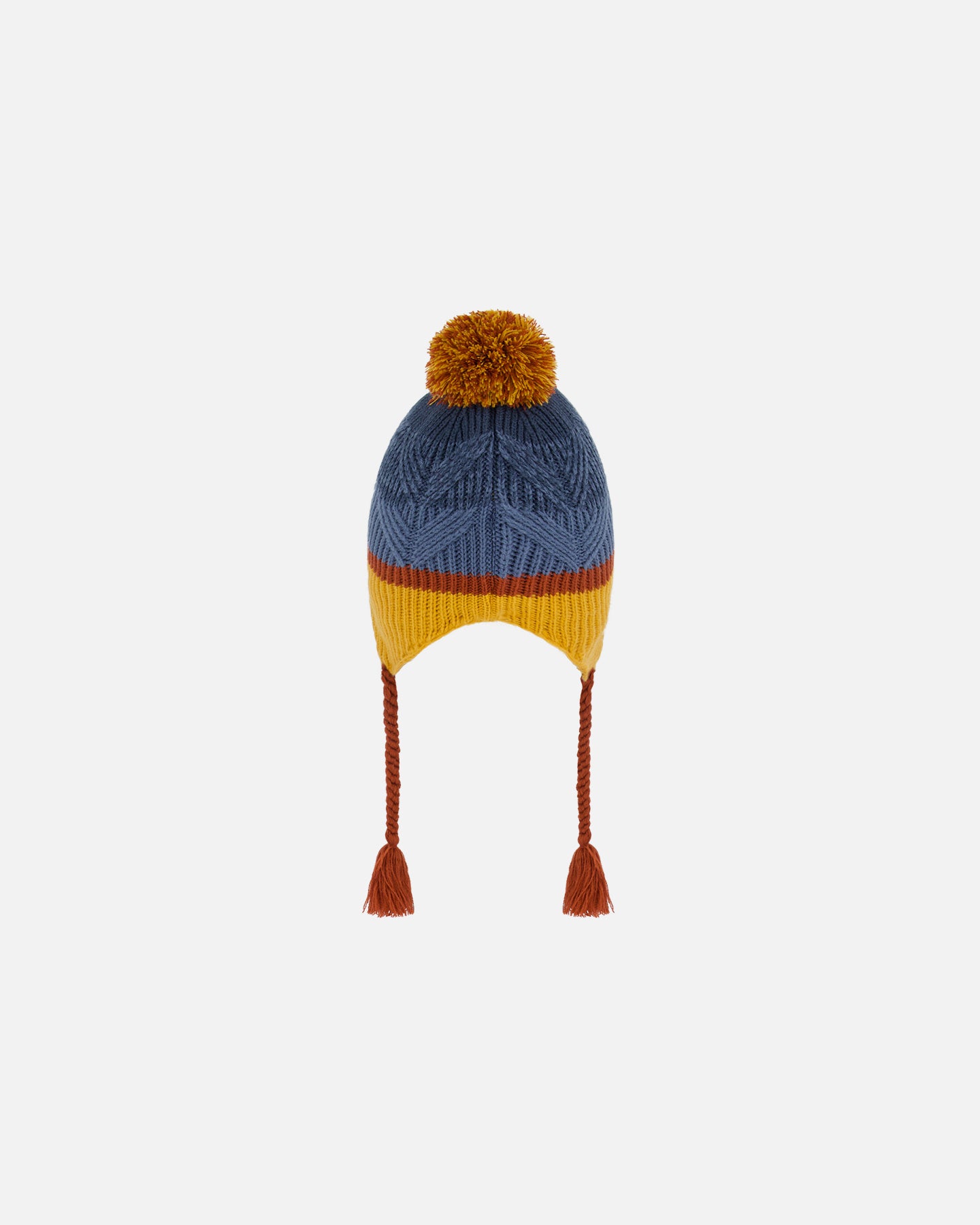 Tuque d’hiver en tricot avec oreille - Rayures - G10ZP02-000 - 2/4 à 5/8 ans