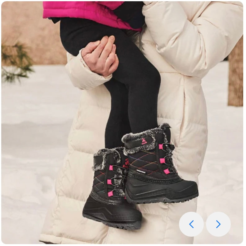 Bottes d'hiver « START 4» -40C - Noir/Fuschia - 5 à 10E