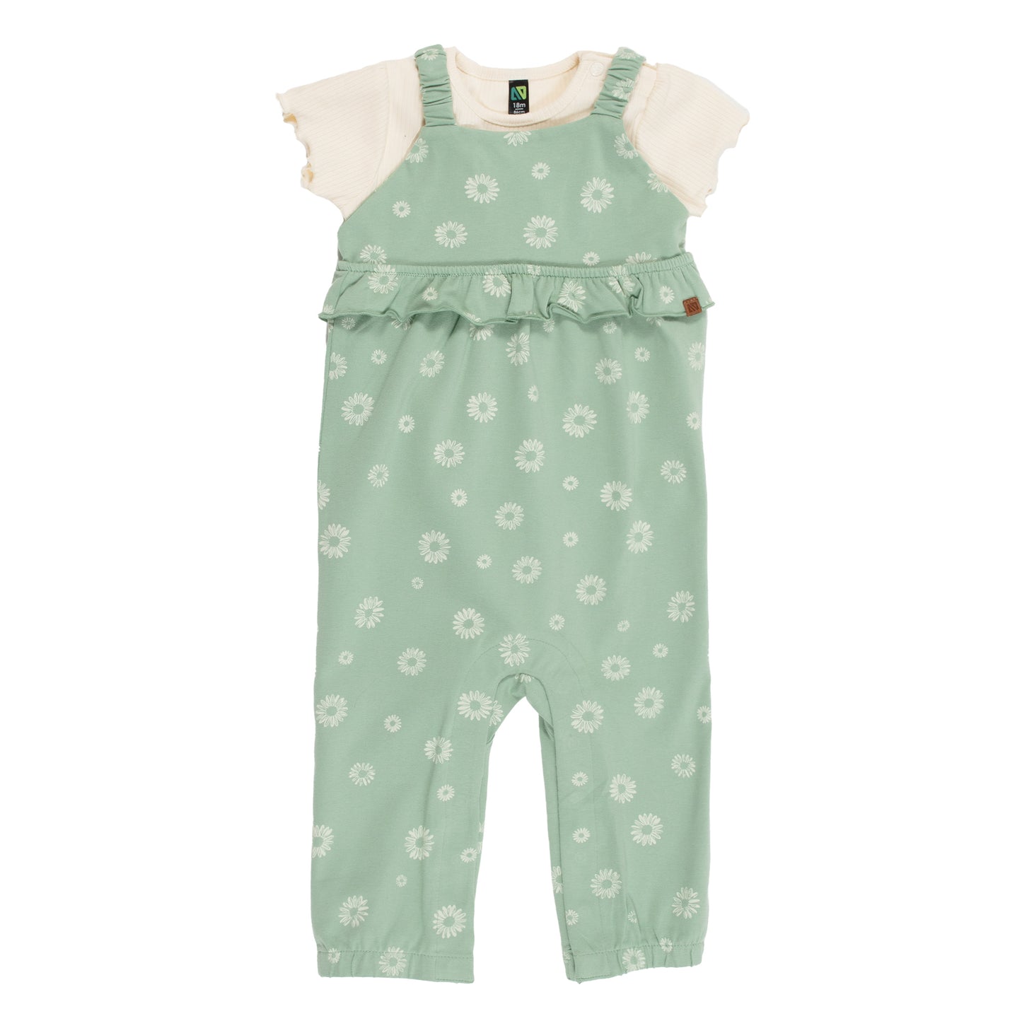 Ensemble t-shirt et salopette - Coccinelle - S2554-02 - 6 à 24 mois