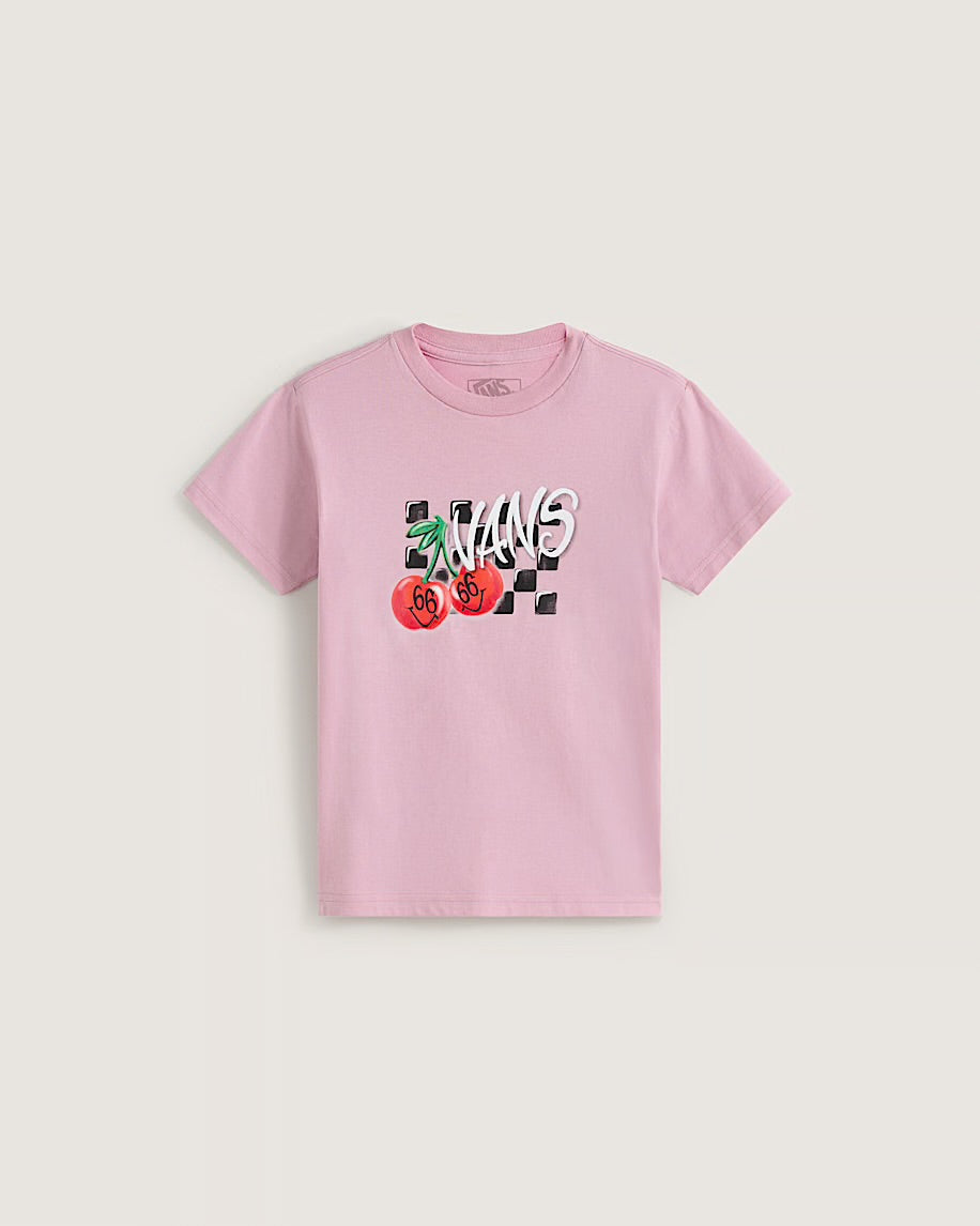 CHECKER CHERRIES SS - ROSE - 2 à 7 ans