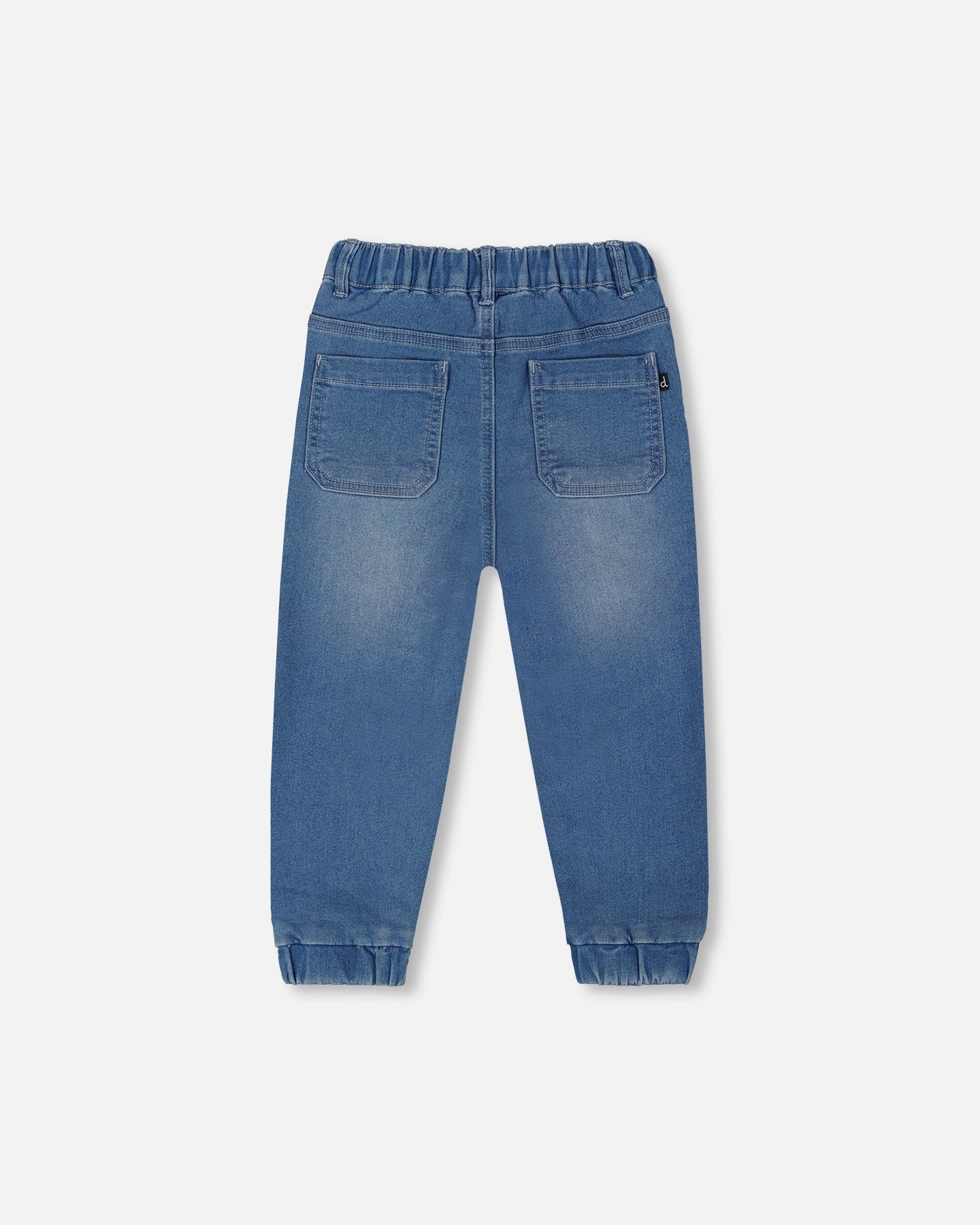 Jogger en french terry en denim - G30YB22-125 - 2 à 12 ans