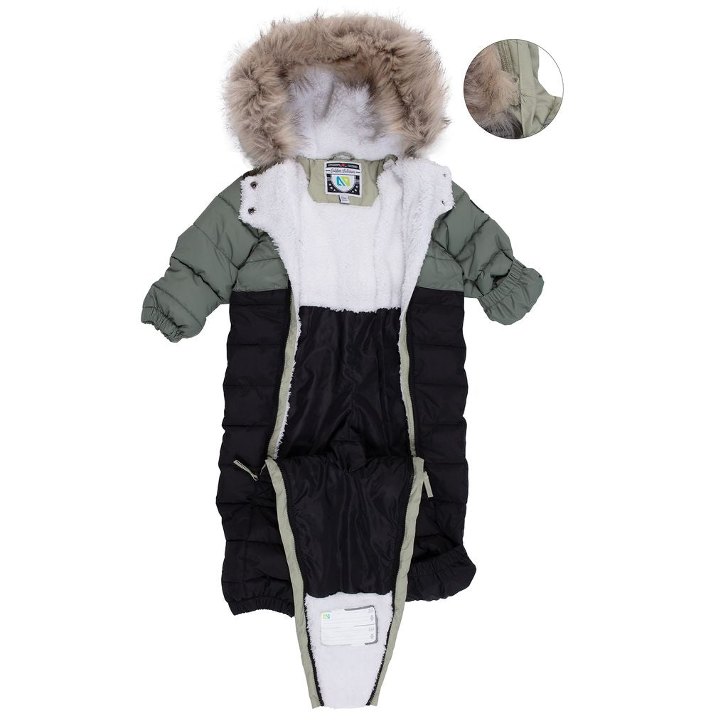 Habit de Neige 1 Pièces - vert- F25M401- 6 à 24 mois