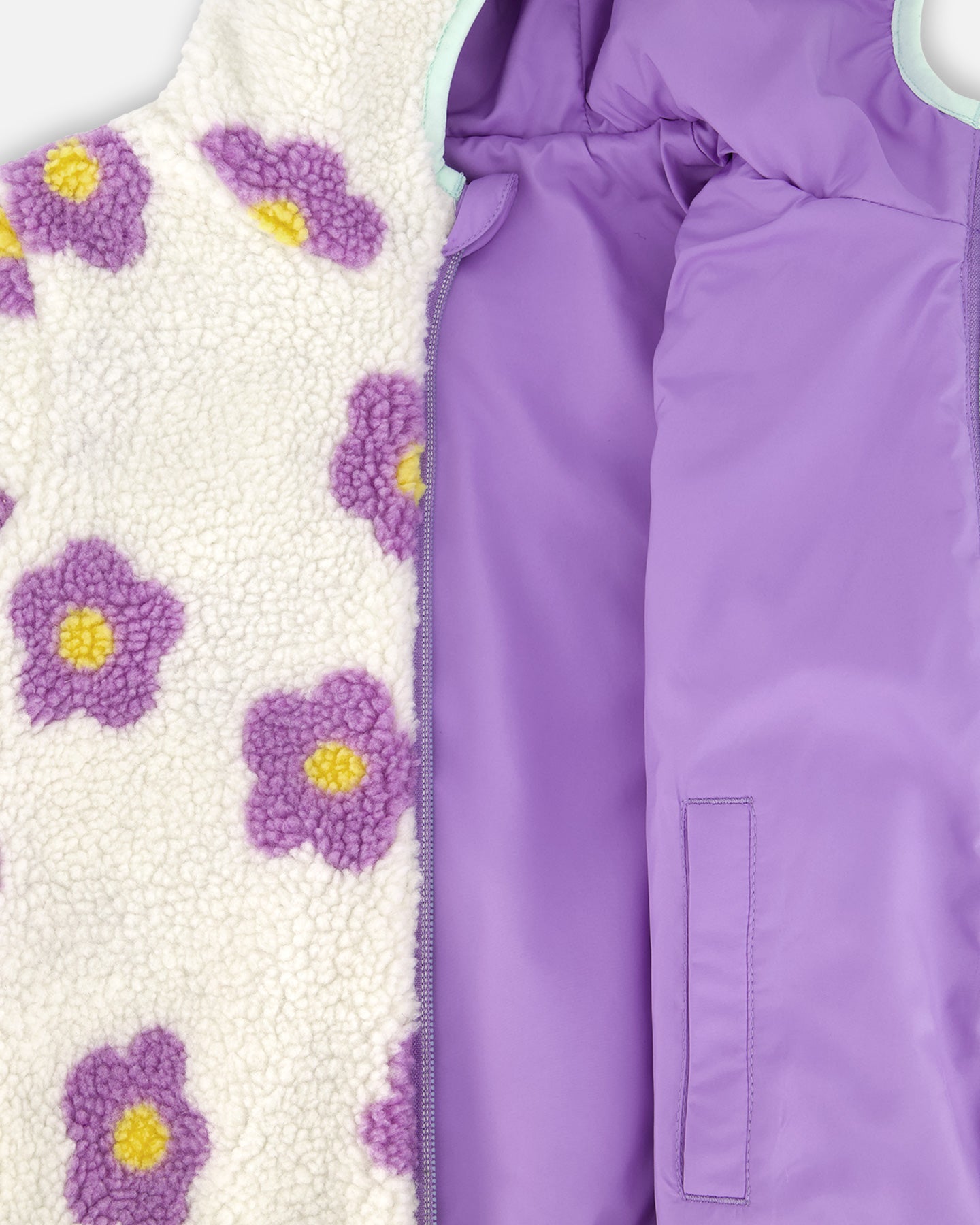 Manteau mi-saison réversible - H20W65-530 - 2 à 10 ans