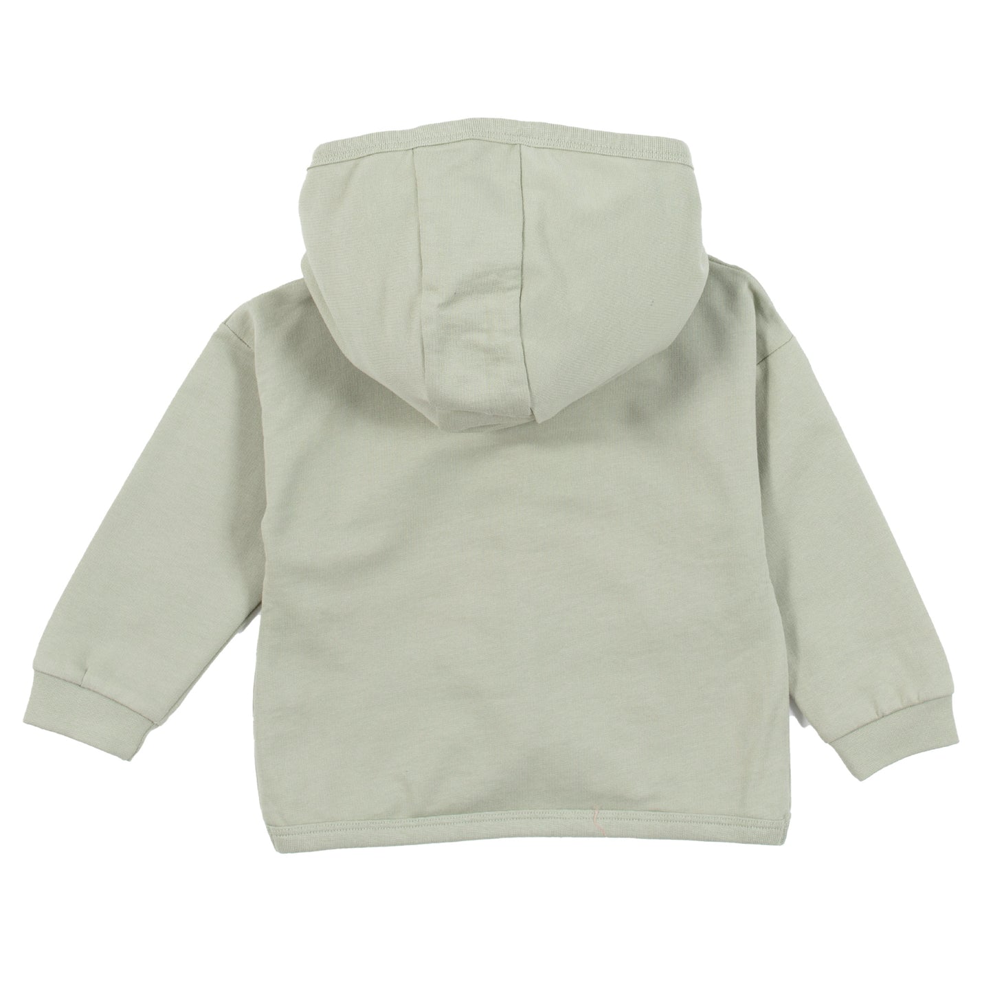 Veste à cacuchon unisexe sauge - Souris/Trop belle! - S2559-08- Nouveau-né à 24 mois