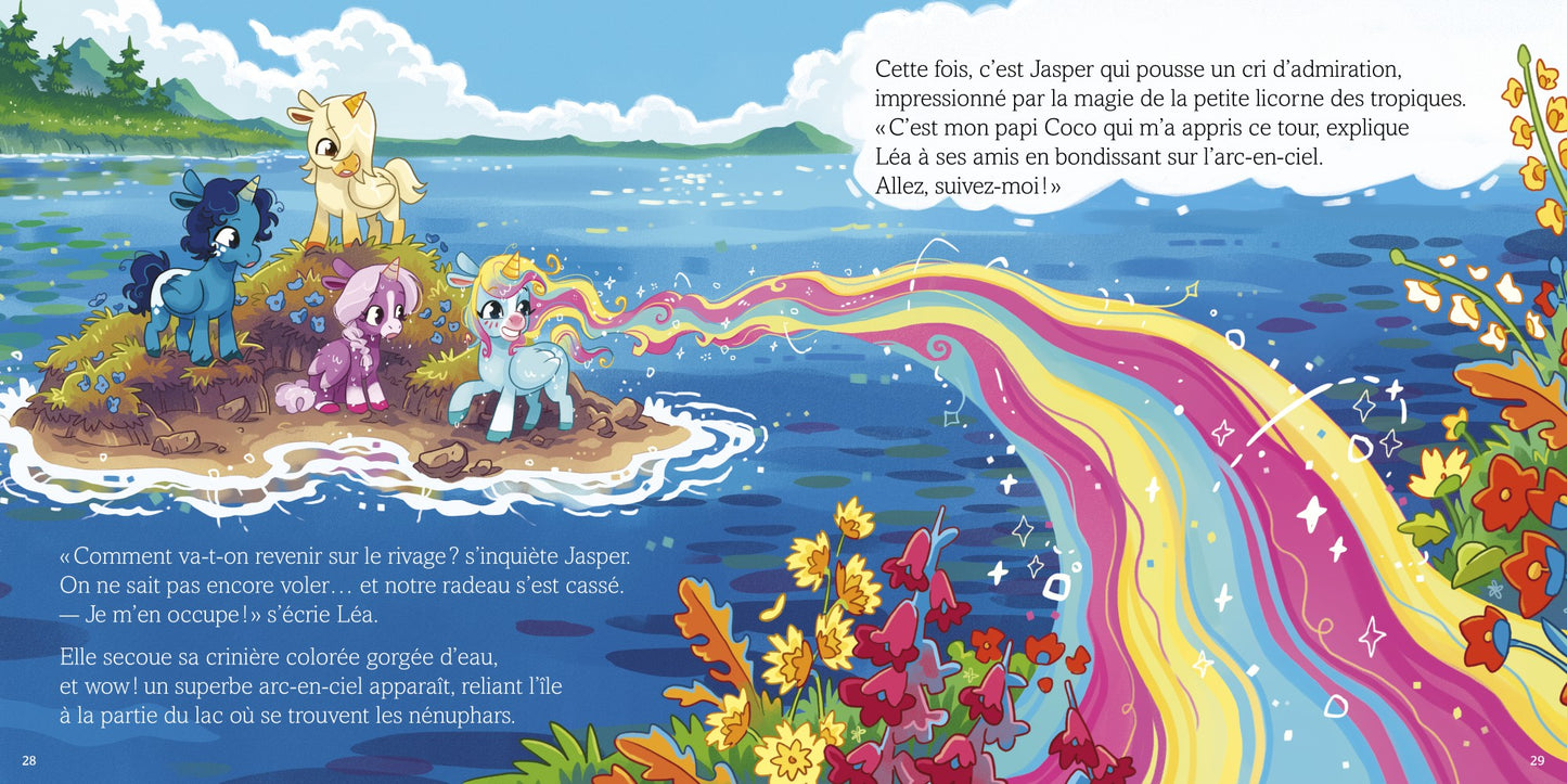 Livre - Léa la licorne se fait des amis