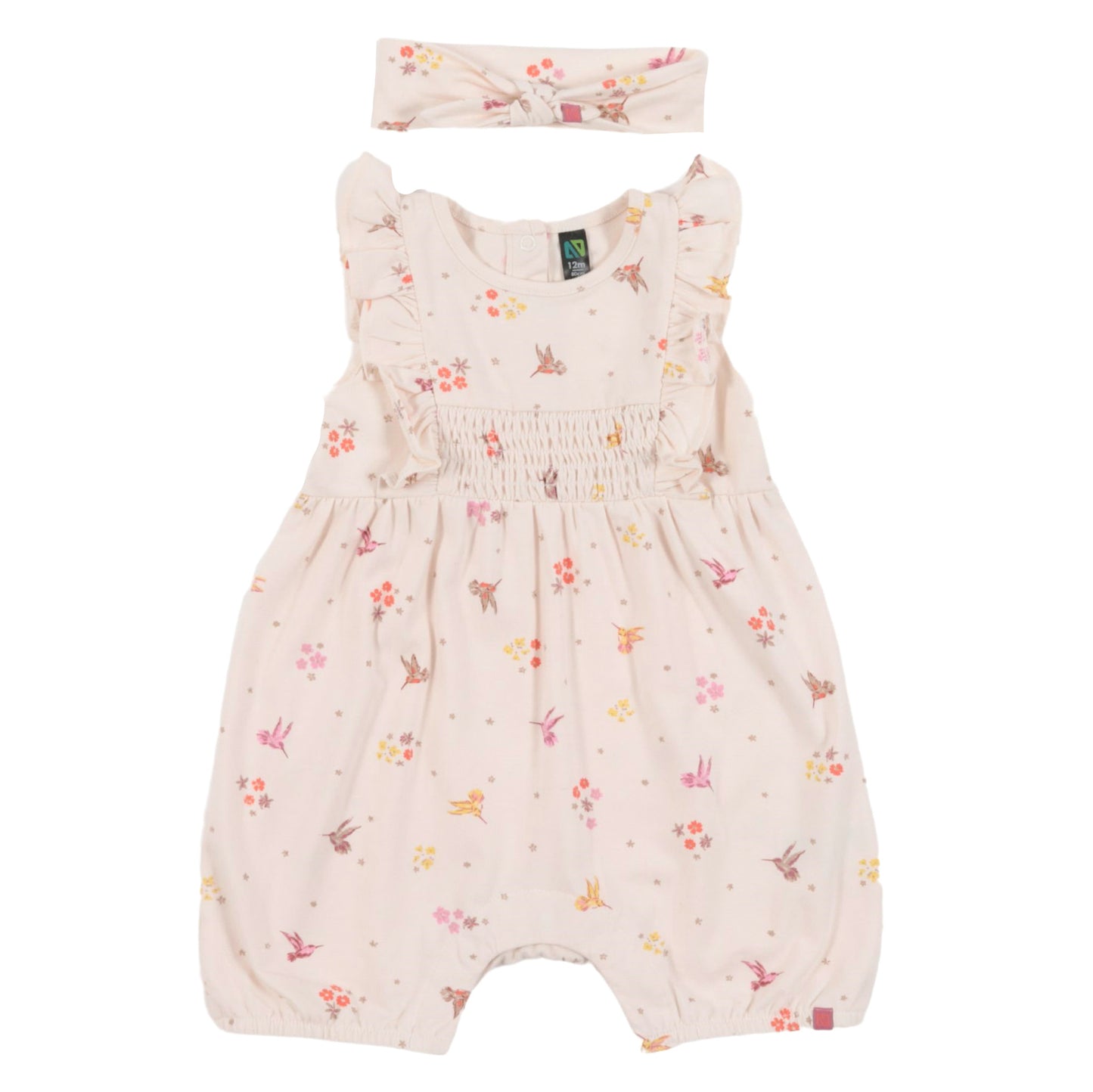 Barboteuse et bandeau - Petit miracle - S2552-02 - 6 à 24 mois