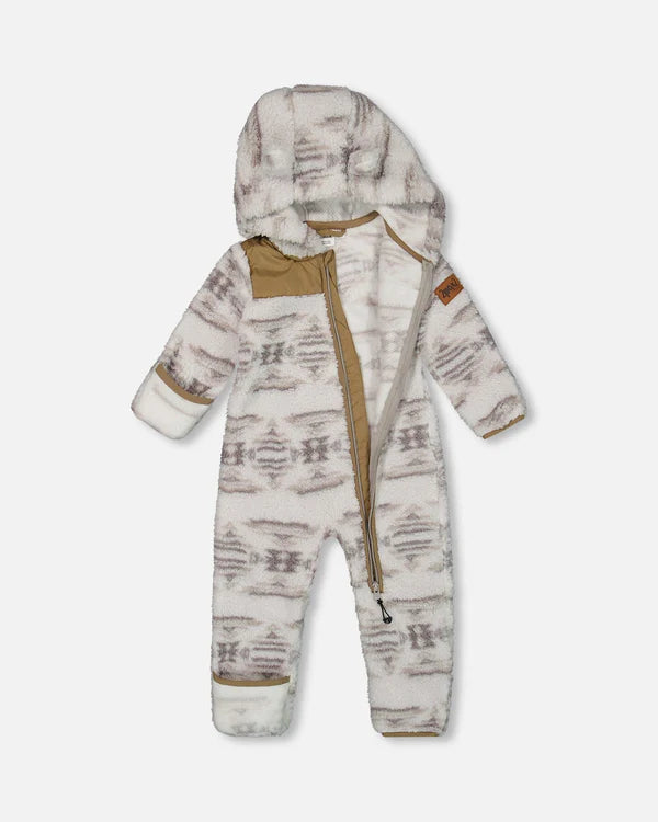 Ensemble en polar 1 pièce bébé G20W66-030 - 6 à 24 mois