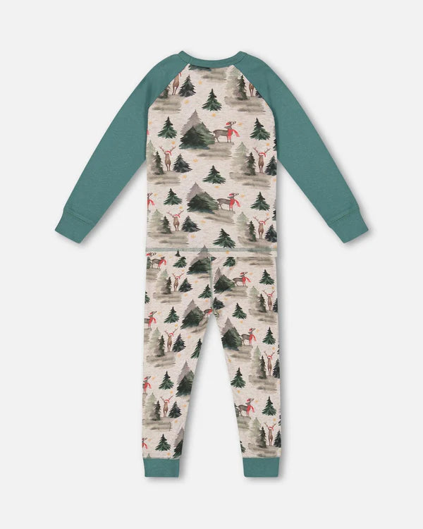 Pyjama 2 pièces en coton organique F20PB17-055- 2 à 12 ans