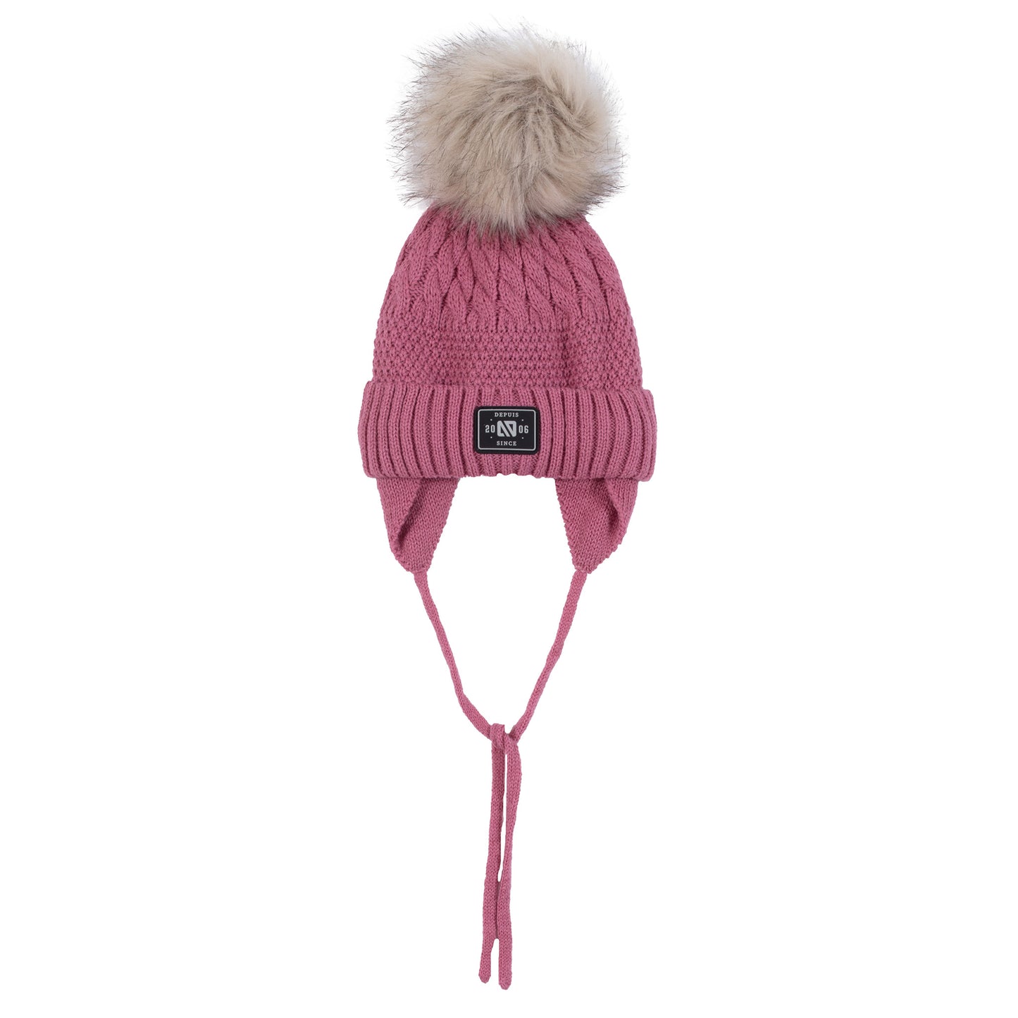 Tuque d’hiver - F25TU250 - Orchidée fumée - 2 à 6 ans