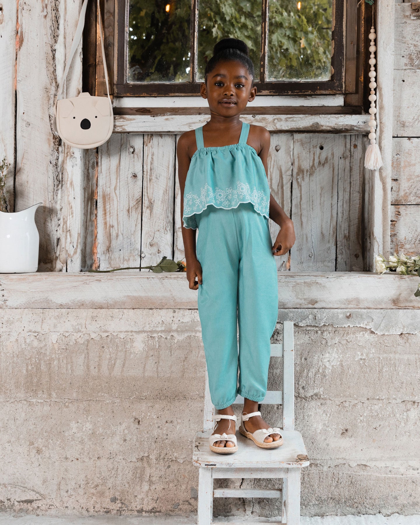 Jumpsuit chambray - G30F41-424- 2 à 8 ans