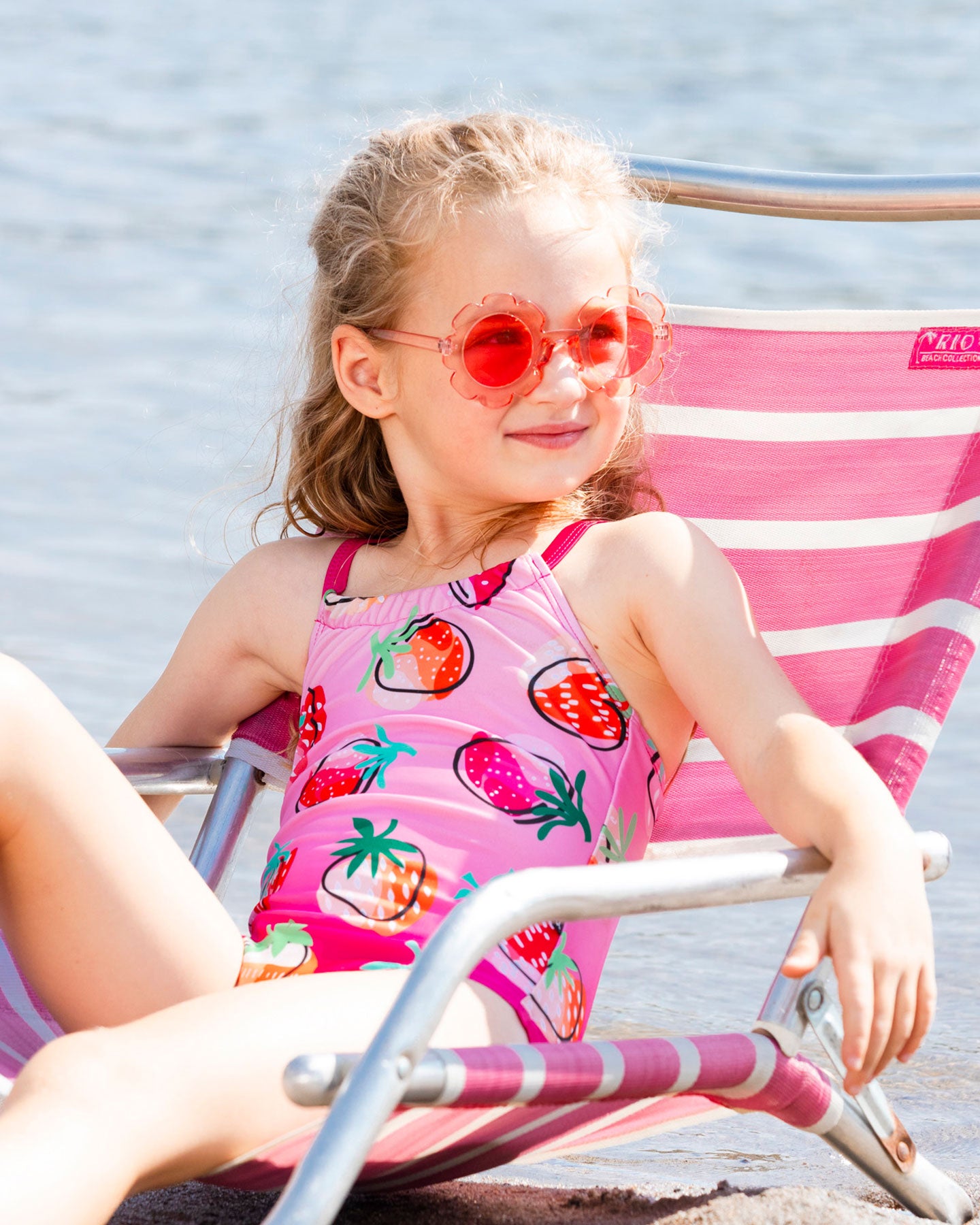 Maillot De Bain une Pièce Imprimé fraises - G30NG51_000- 2 à 8 ans