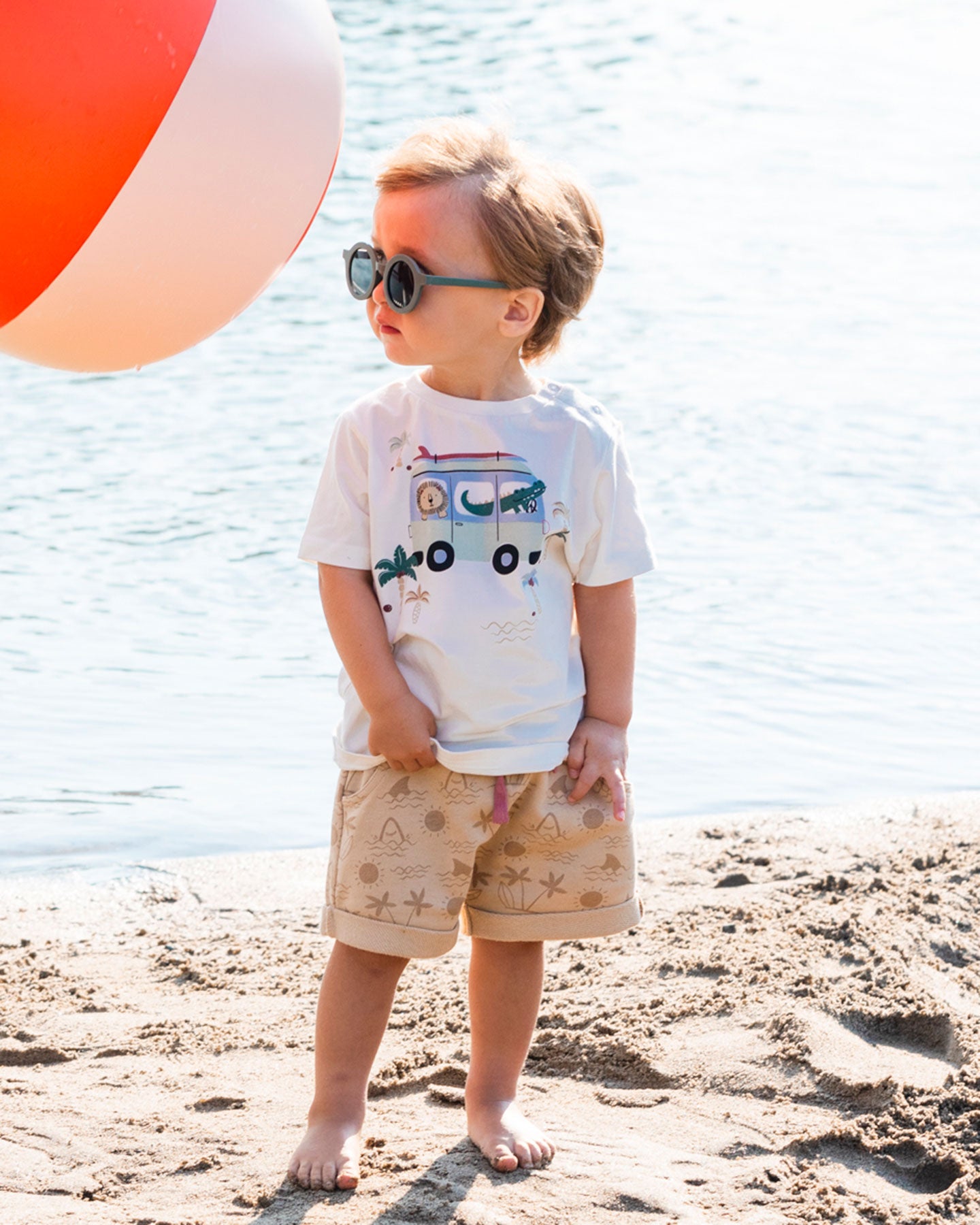 Ensemble chandail et culotte courte en coton - G30T10_084 - 2 à 6 ans