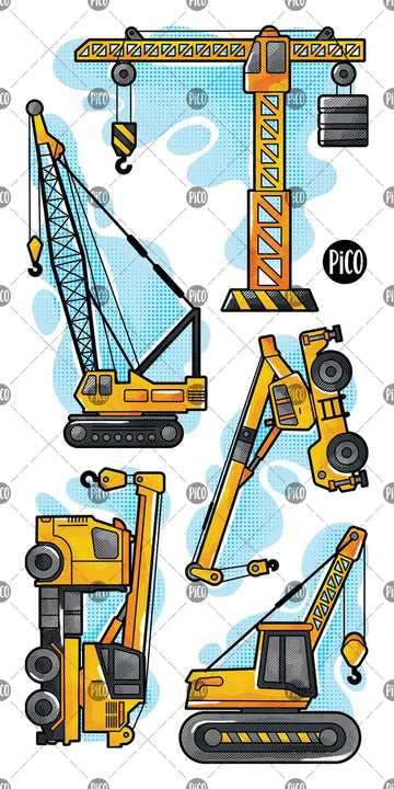 Tatouages - Les grues du chantier
