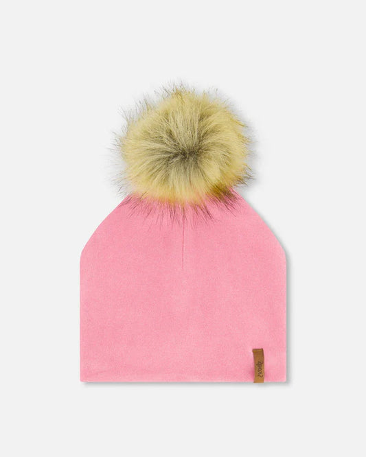Tuque d’hiver en jersey - Rose - G20ZW03-639 - 2 à 14 ans