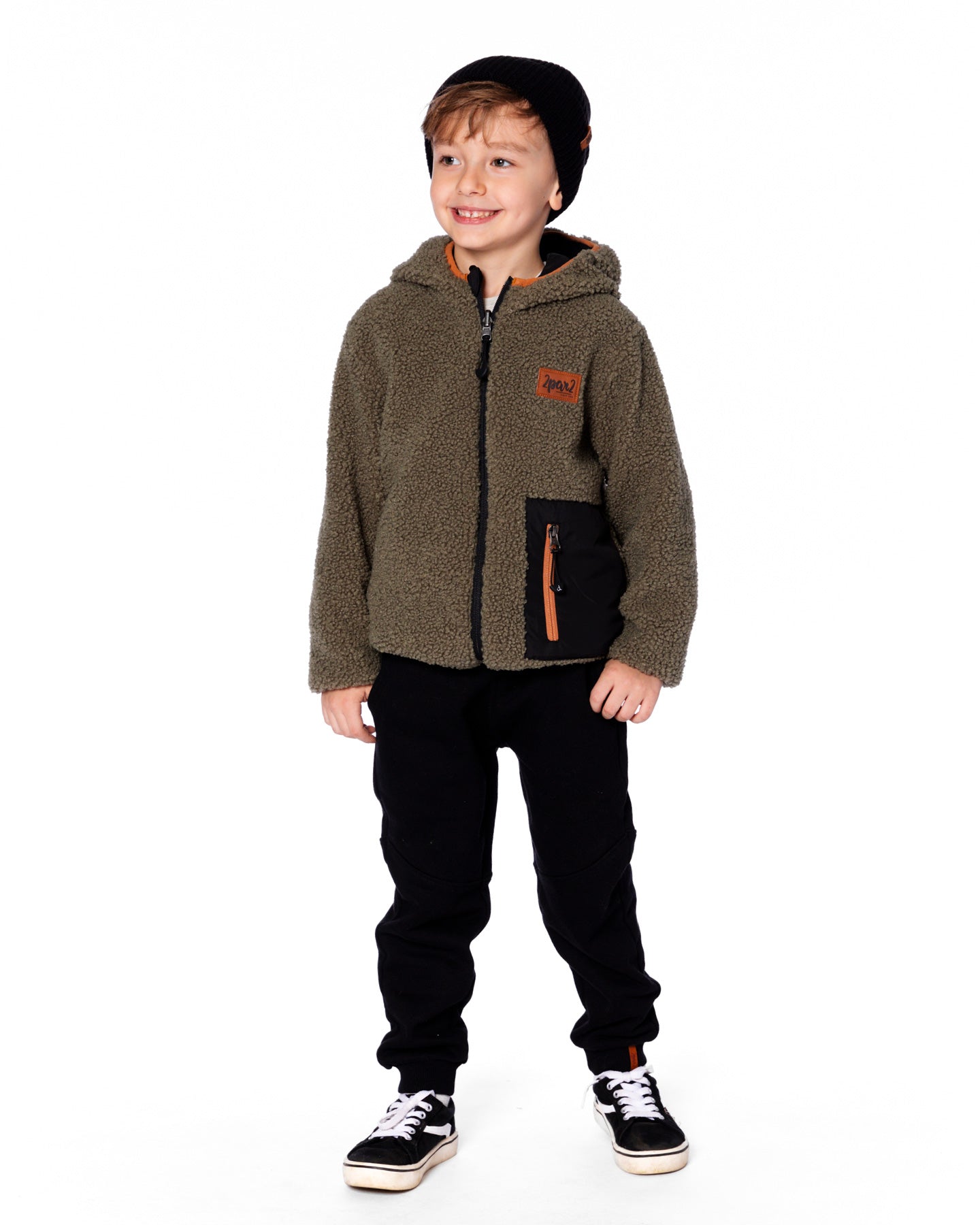 Manteau mi-saison réversible - H20W65-999 - 2 à 10 ans