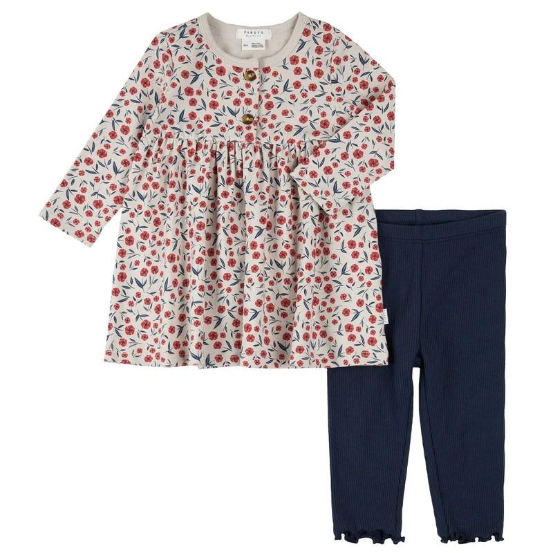 Ensemble 2 pièces robe et legging - Poppy - 3 à 24 mois