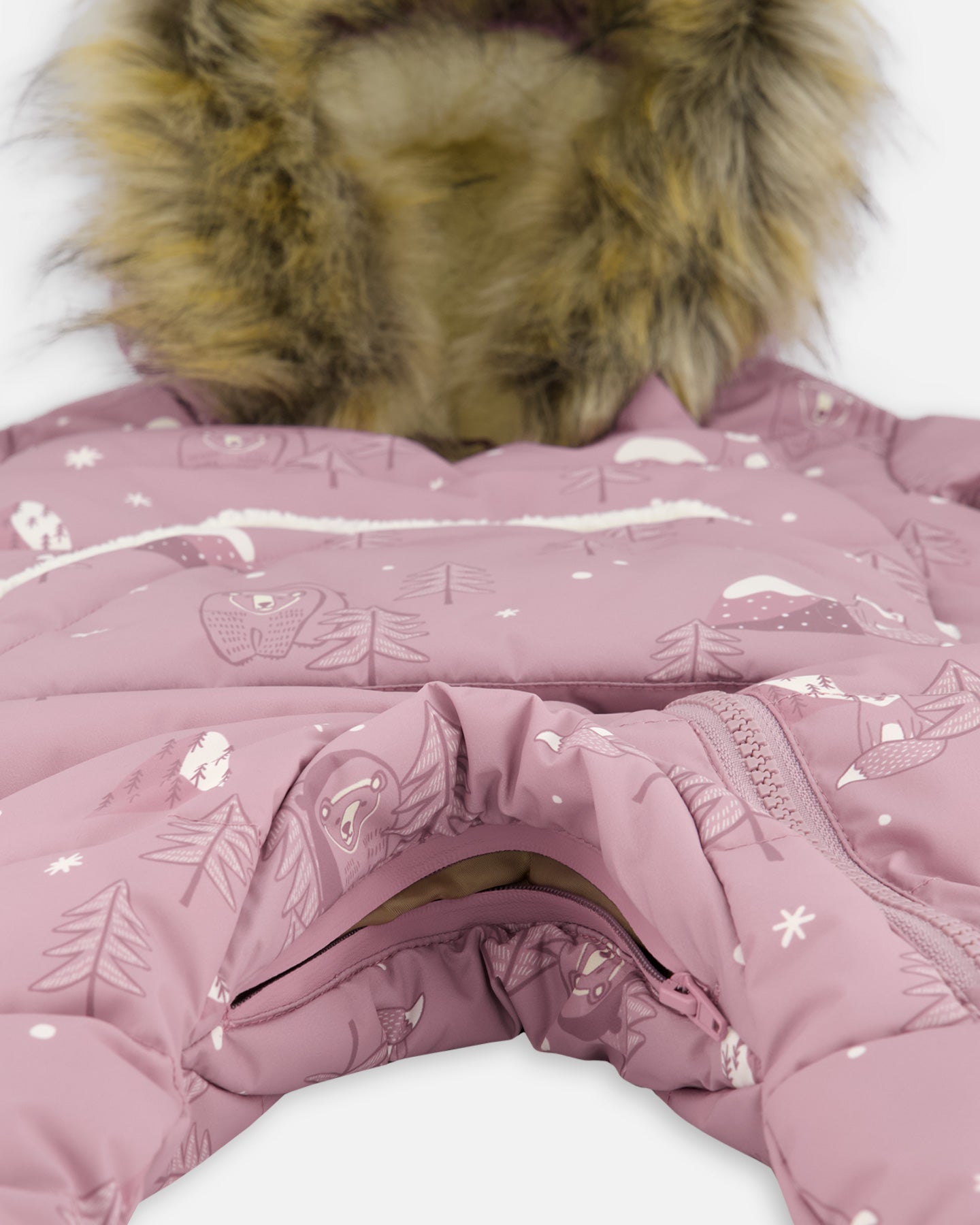 Habit de Neige 1 Pièces - Imprimé poupre - H10B701-003 - 6 à 24 mois
