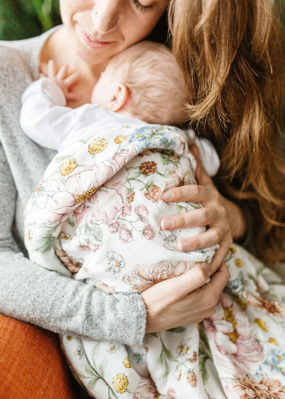 Couverture de mousseline de bambou - Jardin secret