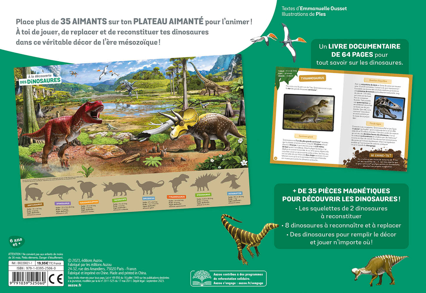 Mon coffret aimanté - À La Découverte des dinosaures