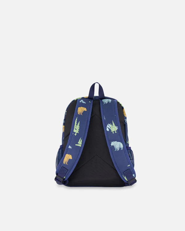 Sac À Dos Noir pour touts petits H20ZSD2_030 - Marine Imprimé Animaux