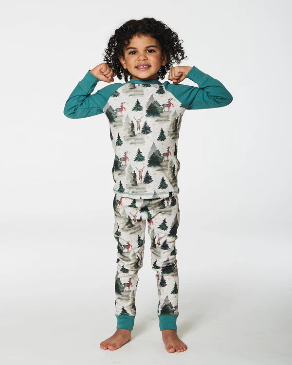 Pyjama 2 pièces en coton organique F20PB17-055- 2 à 12 ans