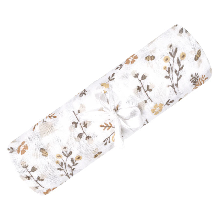 Couverture mousseline de coton - Abeilles