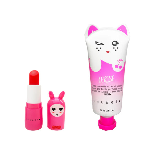 COFFRET WIZZ - CRÈME MAINS ET BAUME CERISE