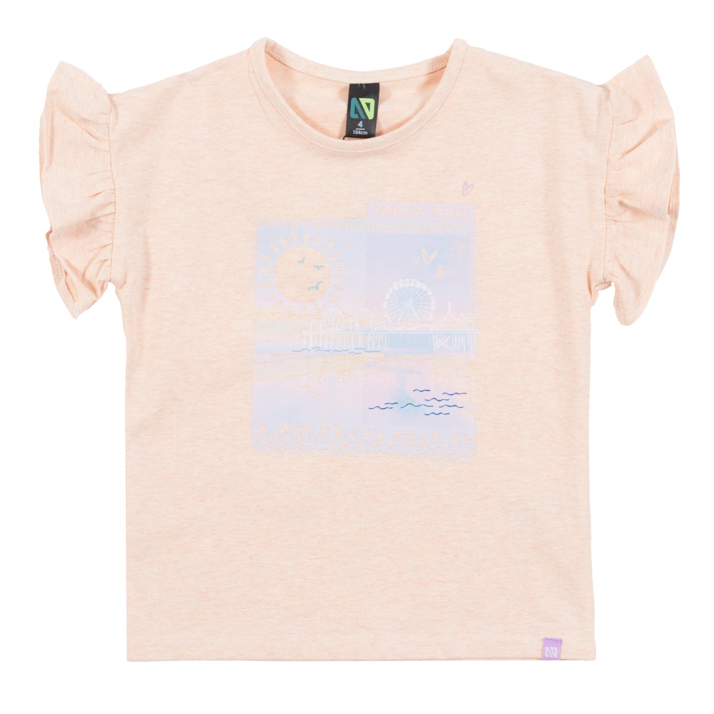 T-shirt sunser - Vacances à Malibu - S2508-15 - 2 à 10 ans
