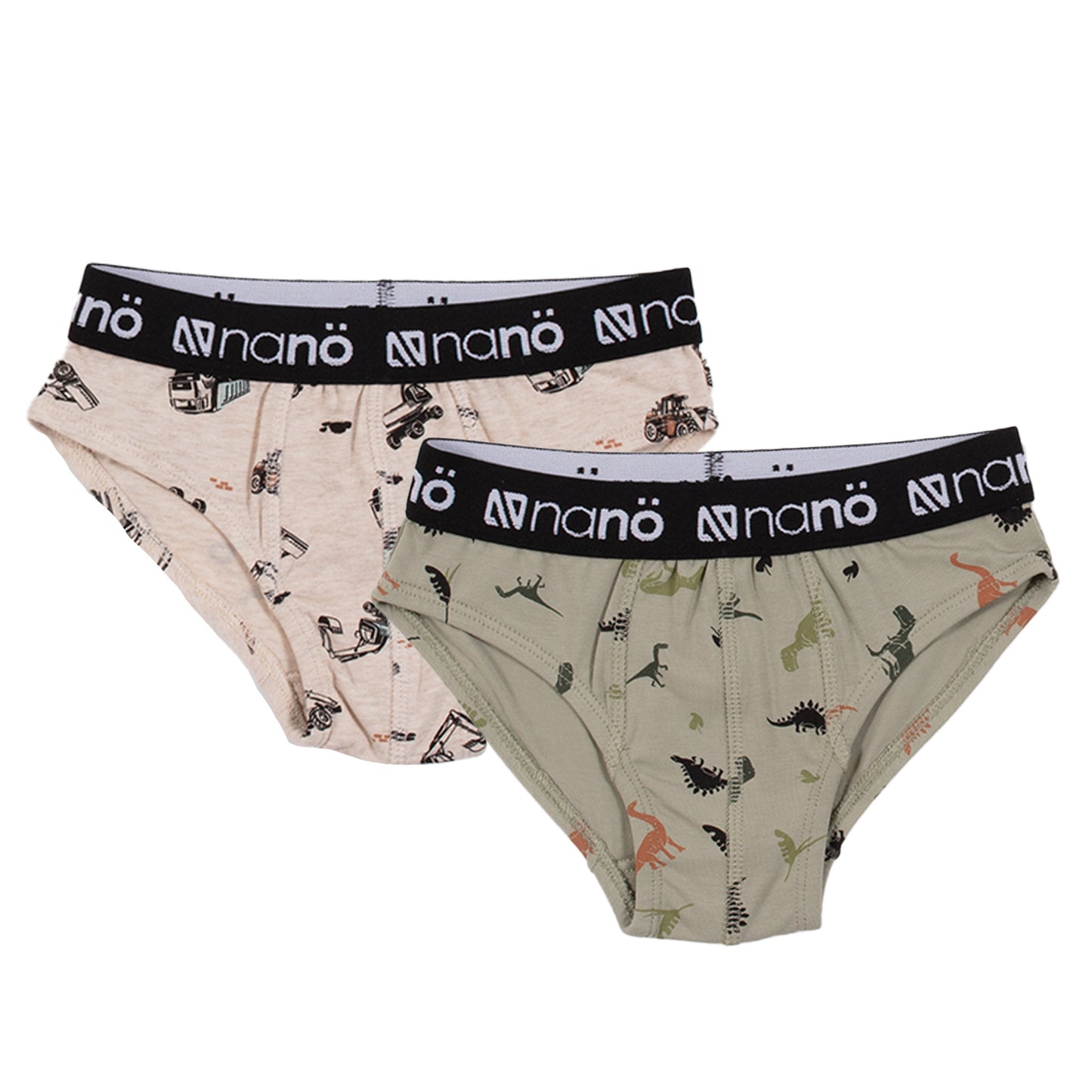 Culotte Paquet de 2 - Tracteur/Dinosaure - S25SV05 - 2/3 à 6/7 ans