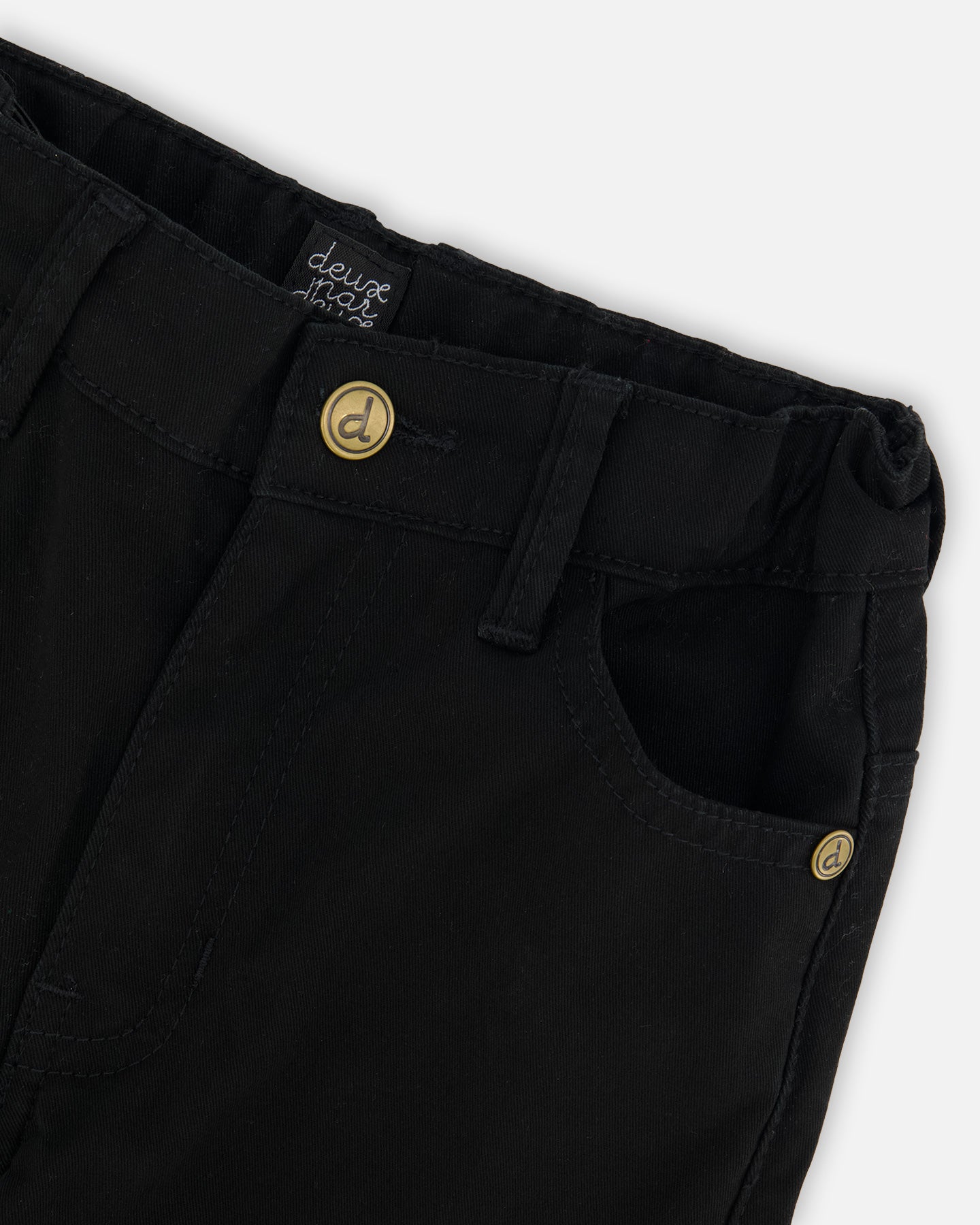 Pantalon à taille elastique noire - Chic, On fête! - G20YB20-999 - 2 à 12 ans