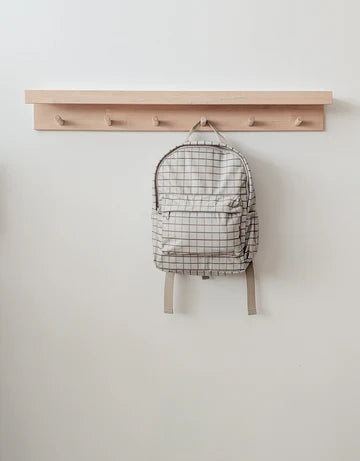 SAC-À-DOS MINI - CARREAU TAUPE