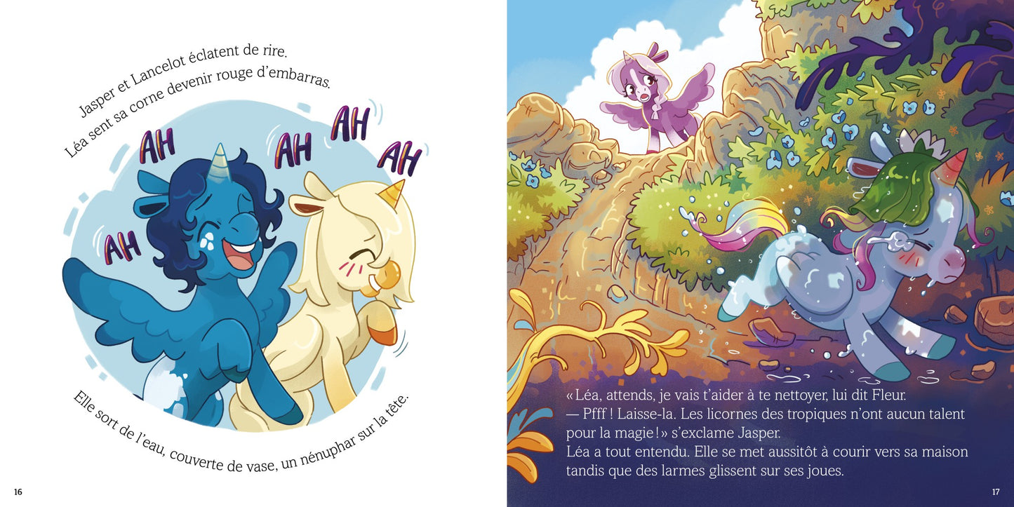 Livre - Léa la licorne se fait des amis