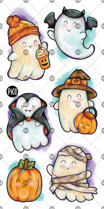 Tatouages - Les fantômes d'Halloween