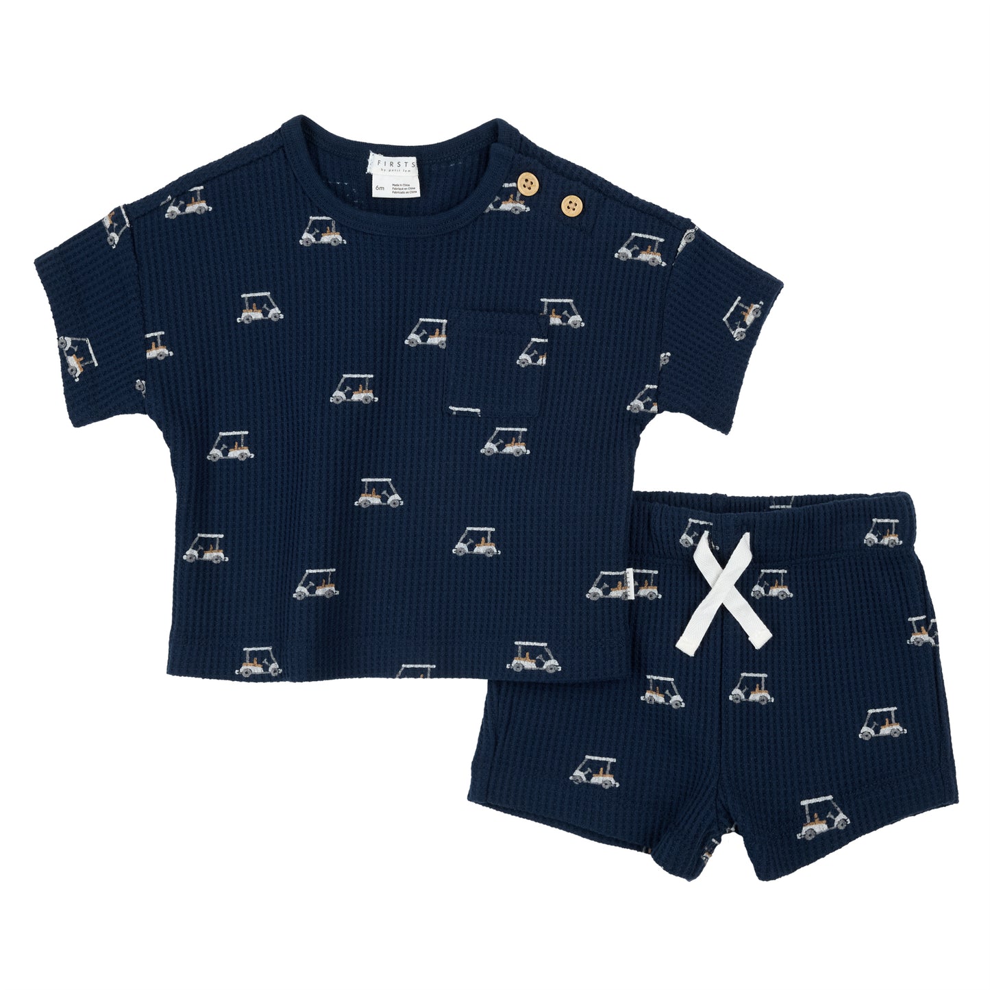 Ensemble polo et short - 26SGW33E02-B - 3 à 24 mois