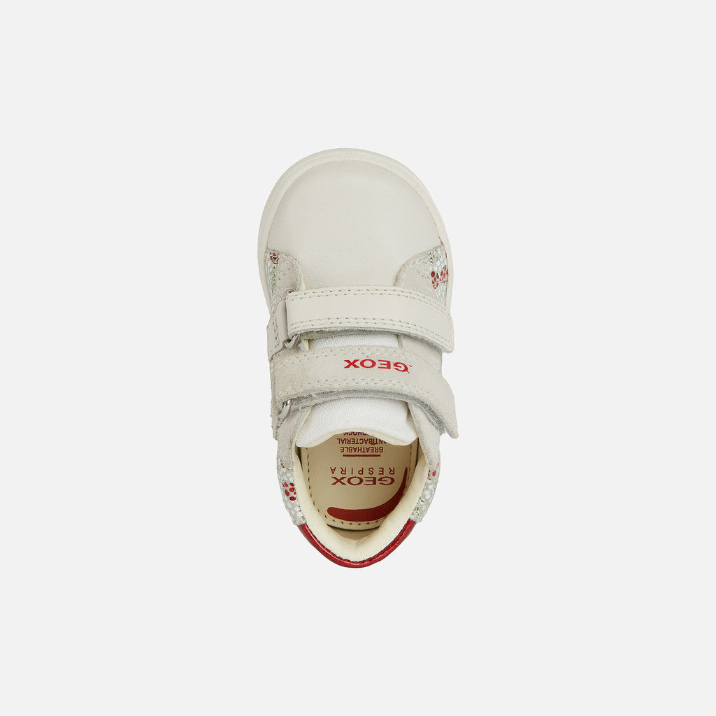Souliers Biglia Bébé Fille - Blanc/Rouge - 18 à 23