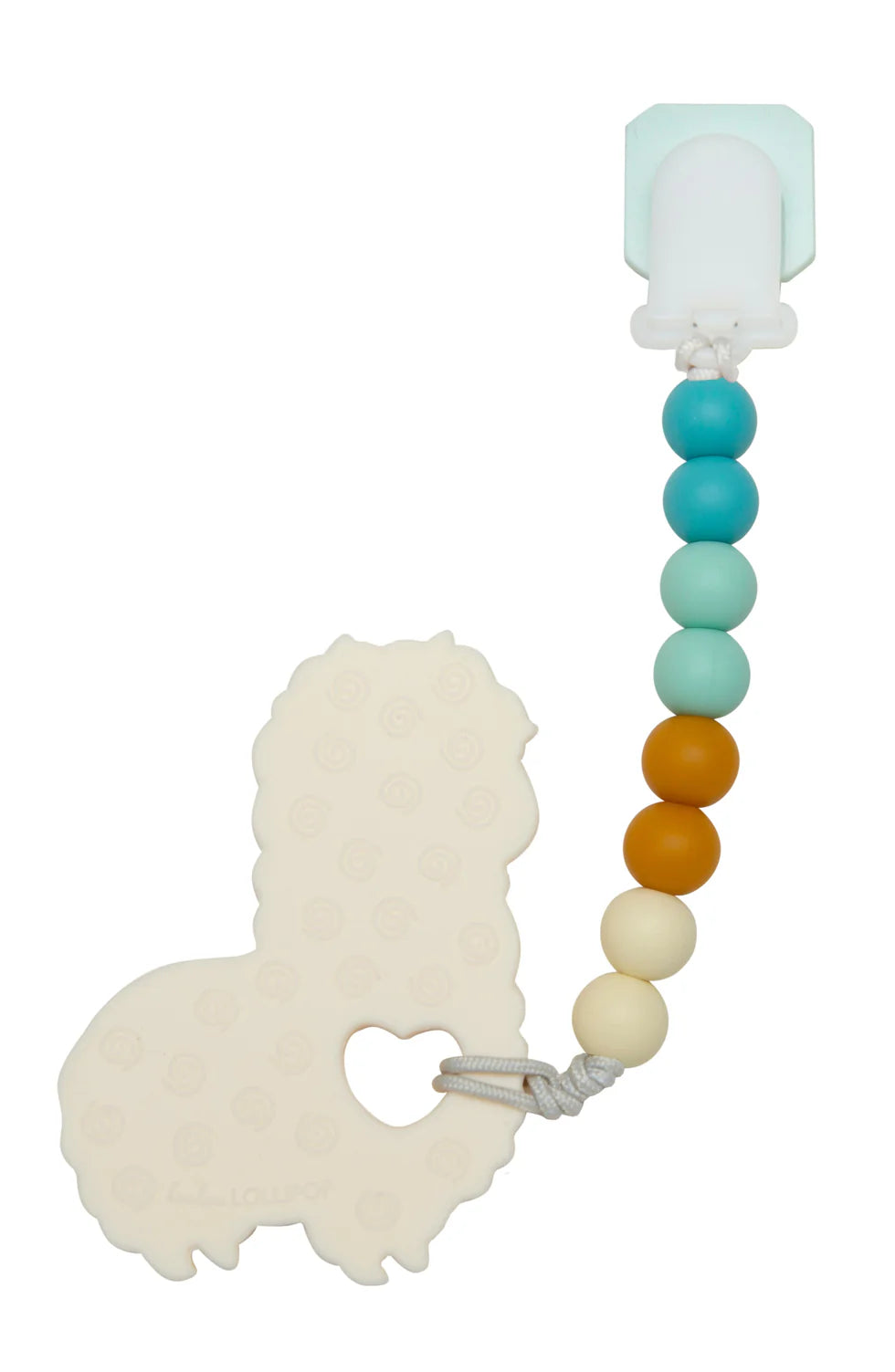 Jouet et attache-Suce en Silicone - Lama