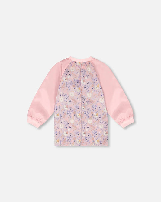 Tablier Scolaire H20ZTA_008 - Lilas Imprimé Chats