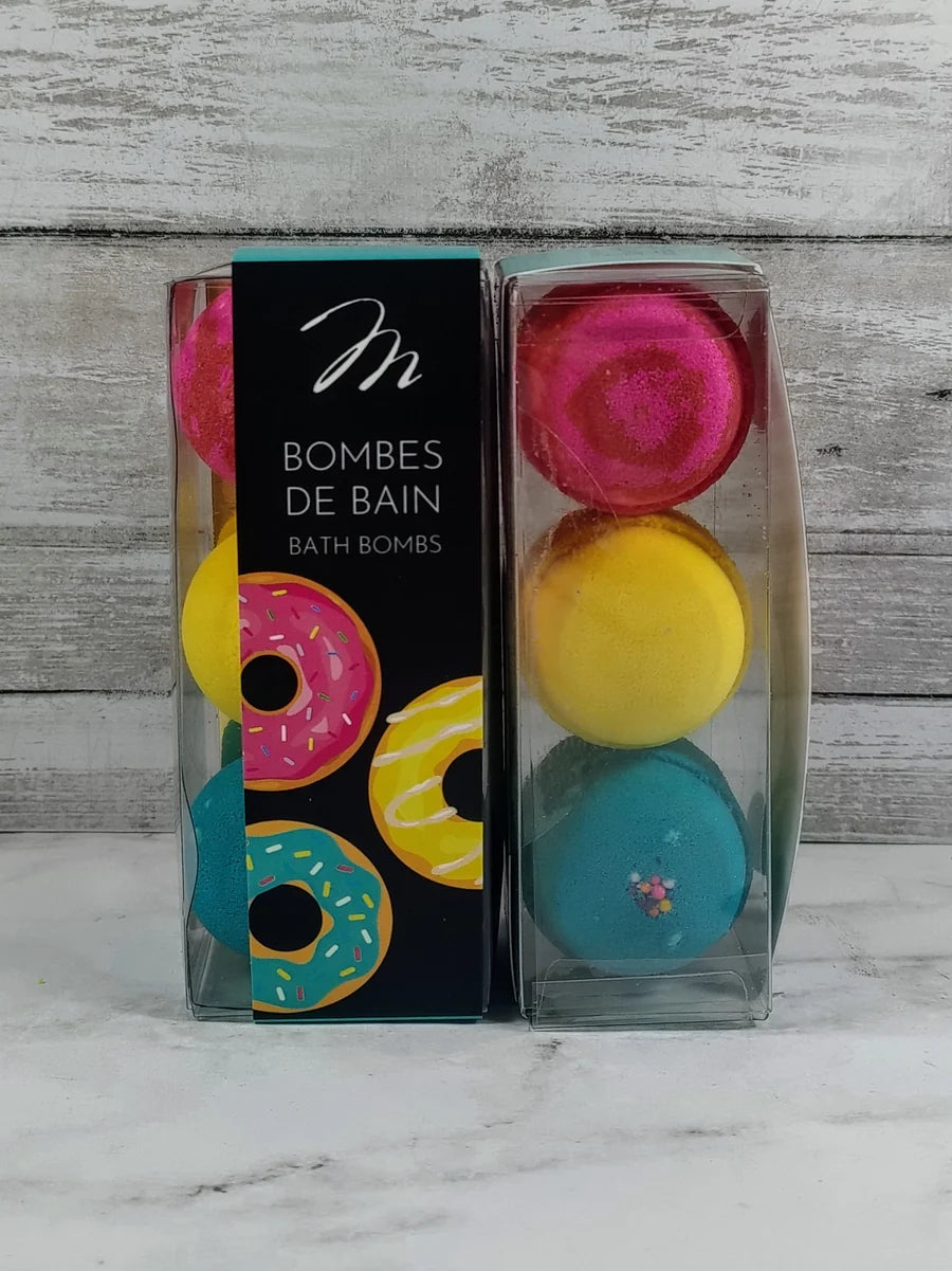 Ensemble de 3 Bombes de Bain - Beignes