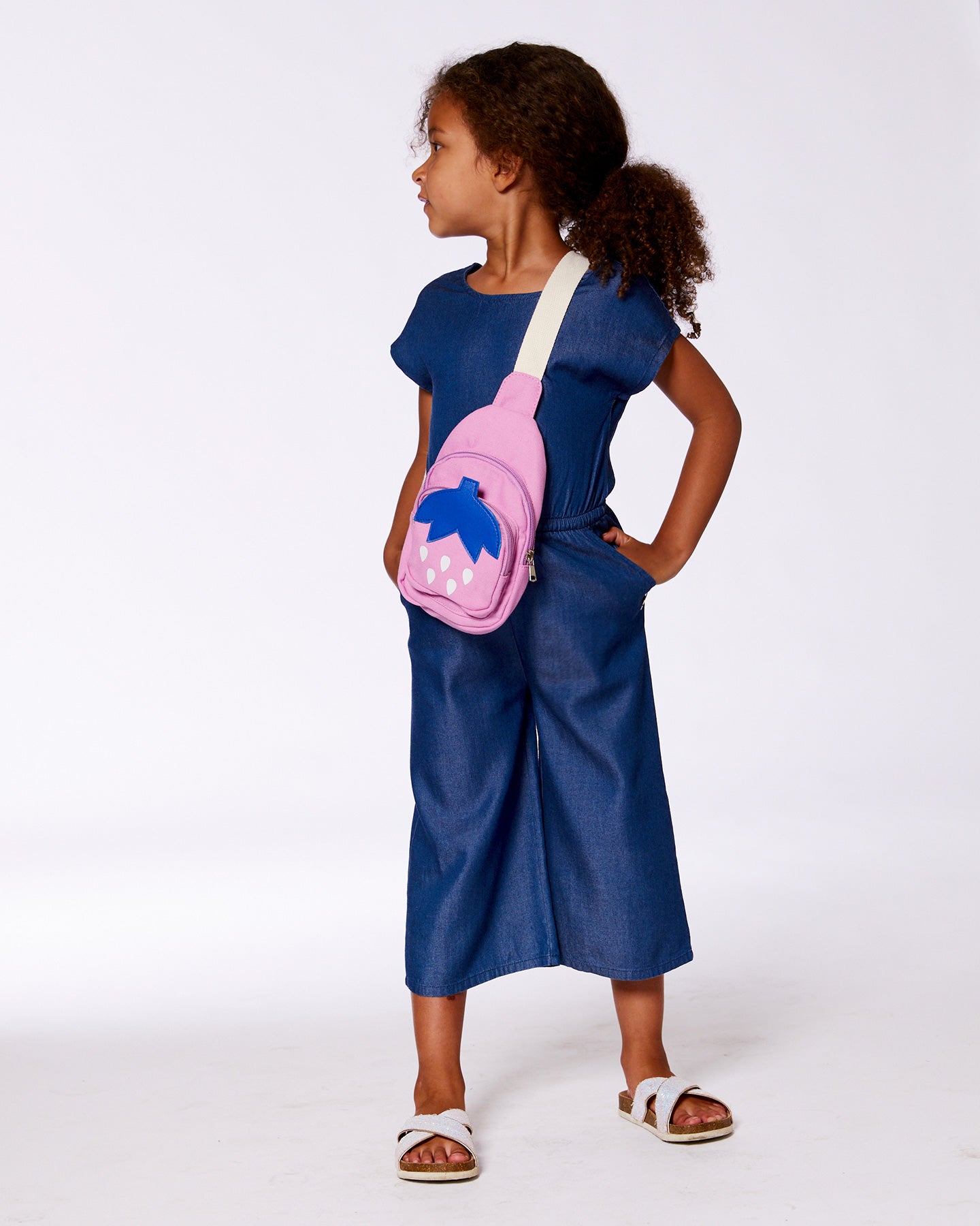 Jumpsuit chambray en denim - G30G41-098 - 2 à 10 ans