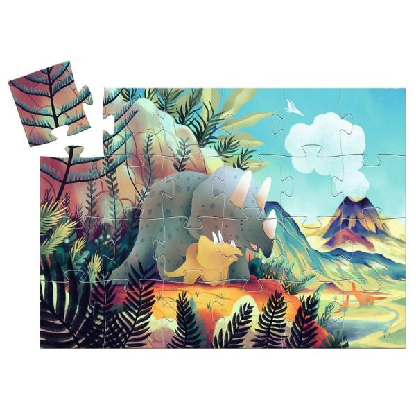 Puzzle silhouette / Théo le dino - 24 pcs
